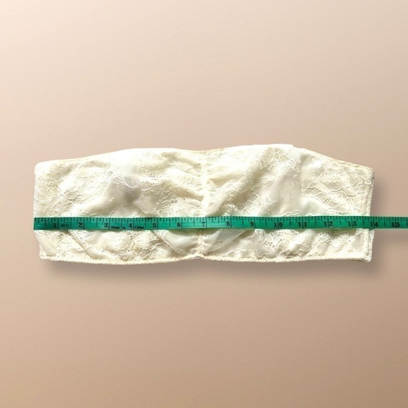 Kimchi Blue Urban Outfitters Yellow Cream Lace Bandeau L - Picture 8 of 11